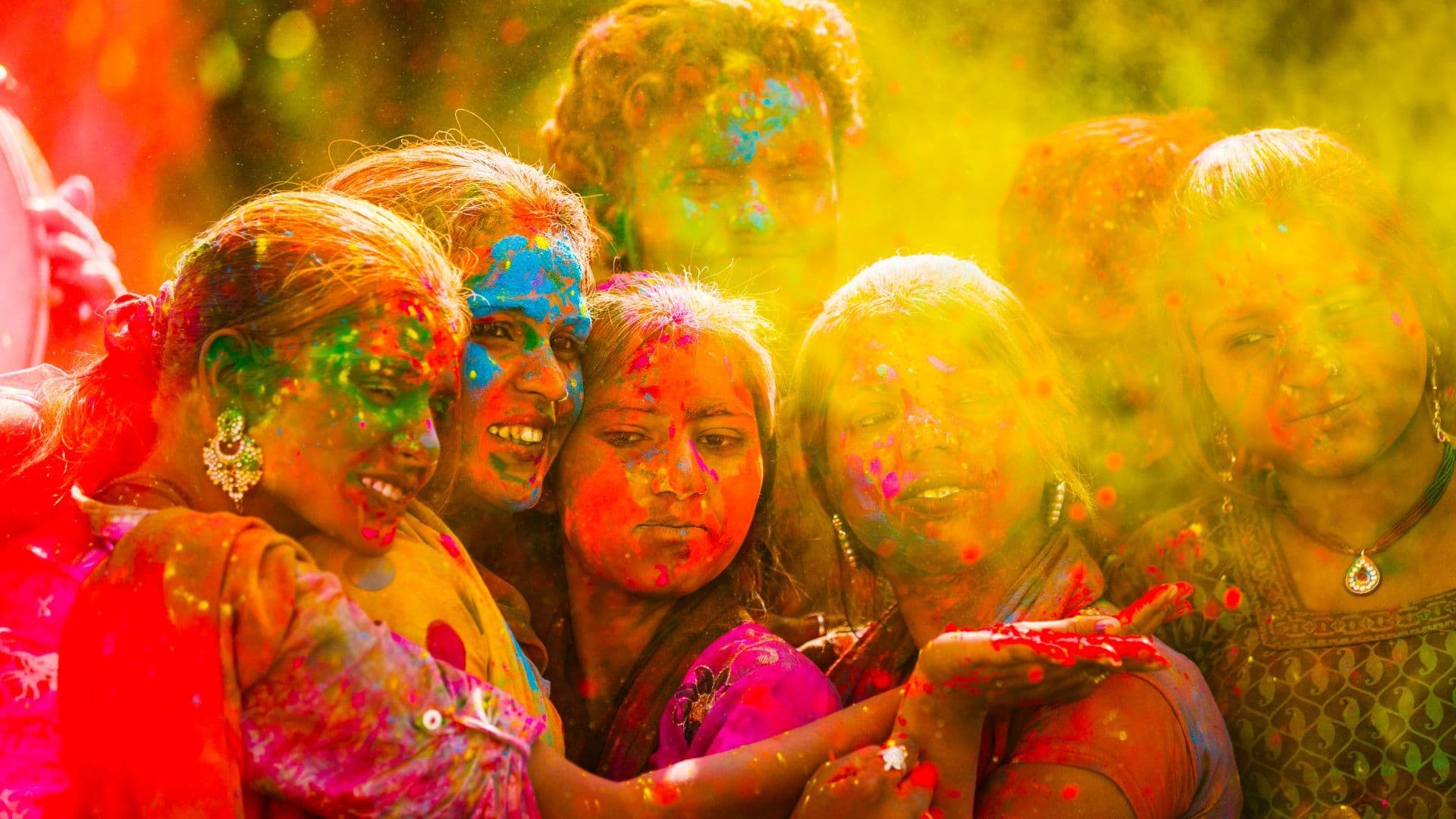 India con Holi y Nepal